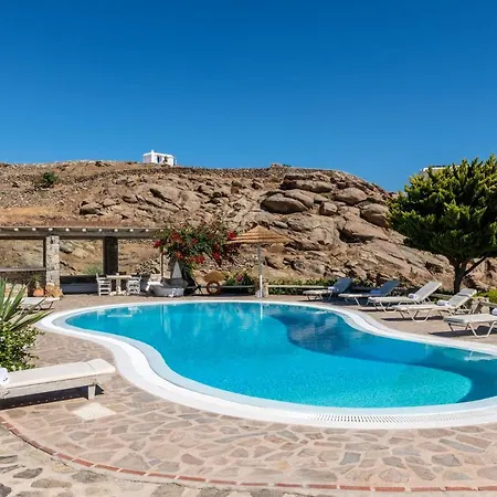 Yalos Mykonos Ornos Pouli Private W Shared Swimming Pool Mykonos Town