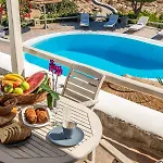 Yalos Mykonos Ornos Pouli Private W Shared Swimming Pool Apartament