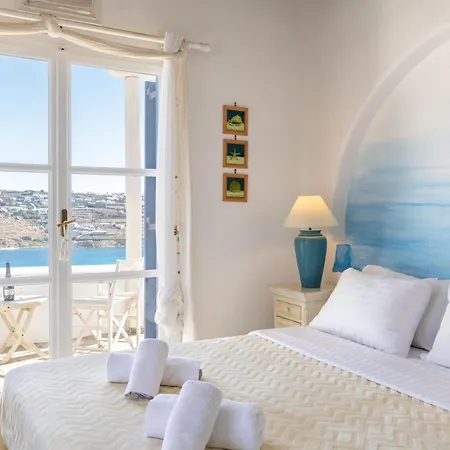 Yalos Mykonos Ornos Pouli Private W Shared Swimming Pool 아파트