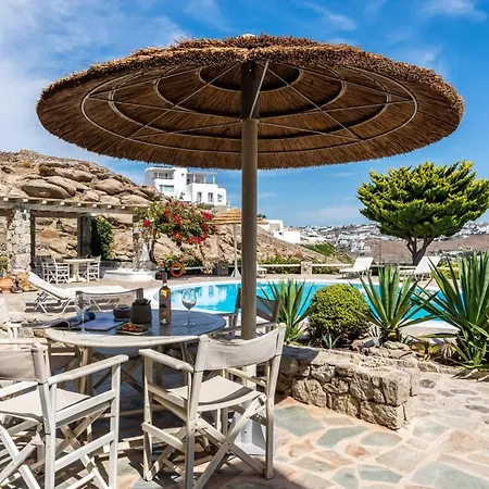 Yalos Mykonos Ornos Pouli Private W Shared Swimming Pool Апартаменты *