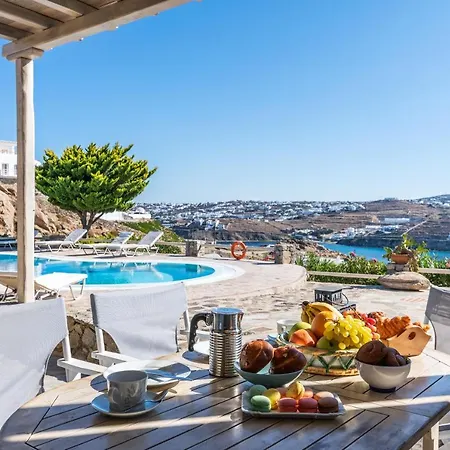 Yalos Mykonos Ornos Pouli Private W Shared Swimming Pool דירה