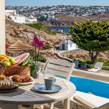 Yalos Mykonos Ornos Pouli Private W Shared Swimming Pool Апартаменты