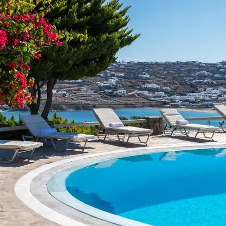 דירה Yalos Mykonos Ornos Pouli Private W Shared Swimming Pool Mykonos Town