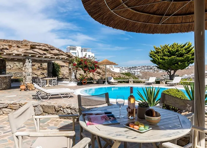Yalos Mykonos Ornos Pouli Private W Shared Swimming Pool
