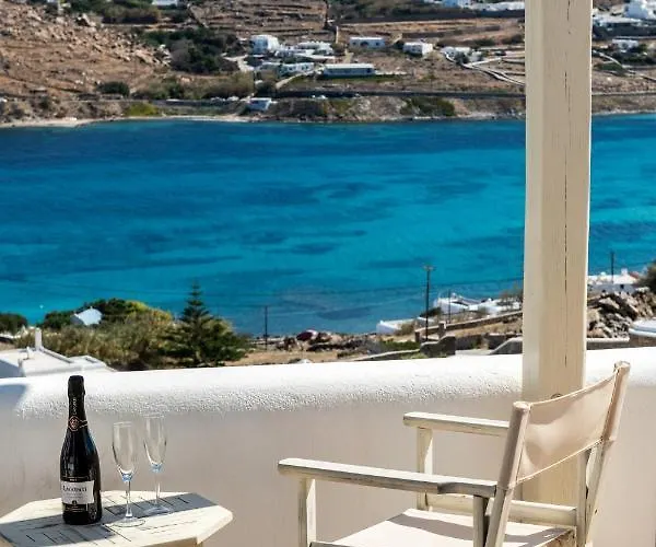 Yalos Mykonos Ornos Pouli Private W Shared Swimming Pool Apartment