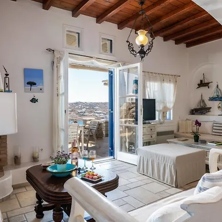 Yalos Mykonos Ornos Pouli Private W Shared Swimming Pool アパート
