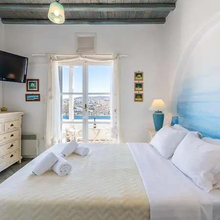 アパート Yalos Mykonos Ornos Pouli Private W Shared Swimming Pool