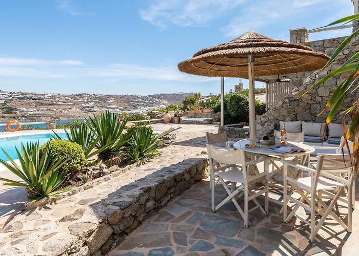 Yalos Mykonos Ornos Pouli Private W Shared Swimming Pool アパート *